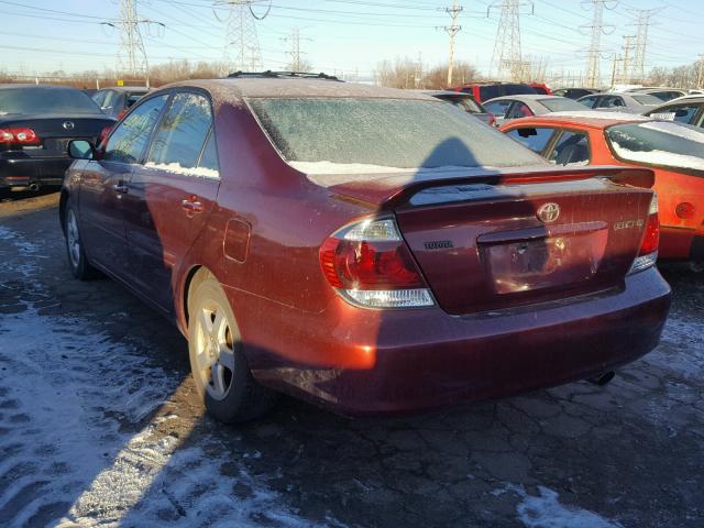 4T1BE32K66U141100 - 2006 TOYOTA CAMRY LE MAROON photo 3