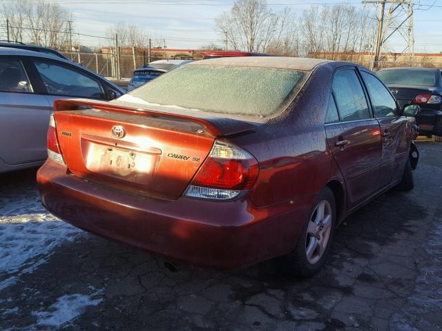 4T1BE32K66U141100 - 2006 TOYOTA CAMRY LE MAROON photo 4