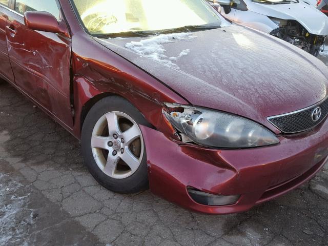 4T1BE32K66U141100 - 2006 TOYOTA CAMRY LE MAROON photo 9