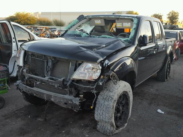 1N6AD0ER8EN762354 - 2014 NISSAN FRONTIER S BLACK photo 2