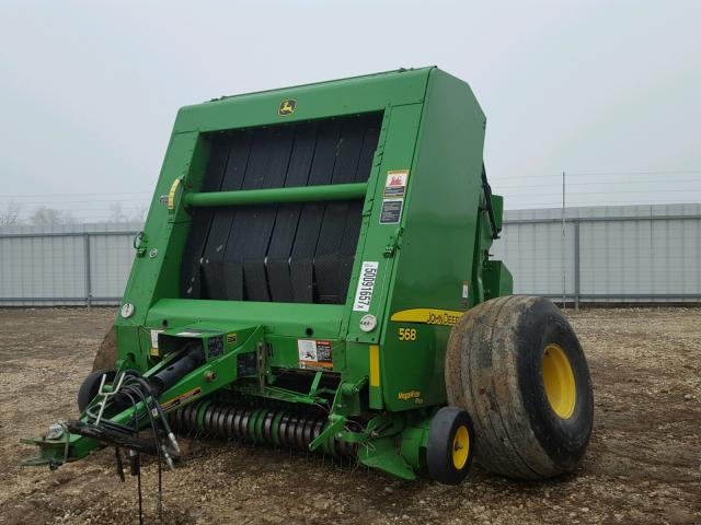 1E00568XCAA366100 - 2010 JOHN DEERE 568 BALER GREEN photo 2