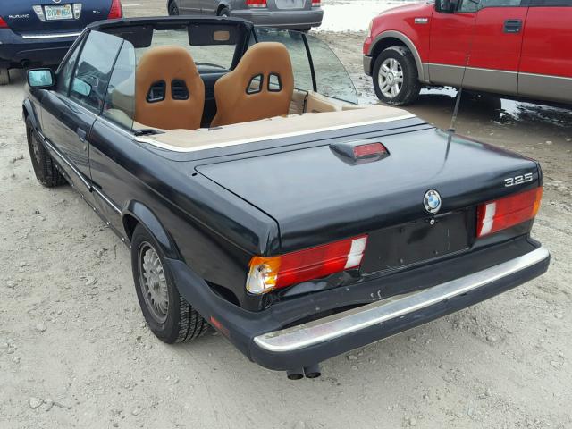 WBABB2301J8860290 - 1988 BMW 325 I AUTO BLACK photo 3