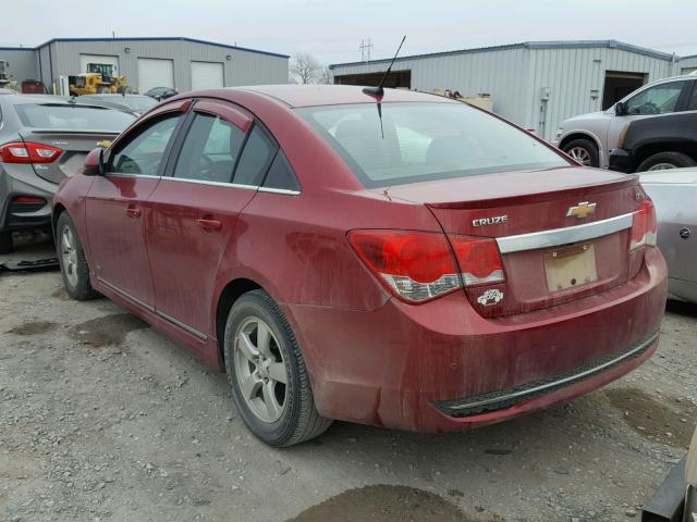 1G1PC5SB5D7230530 - 2013 CHEVROLET CRUZE LT RED photo 3