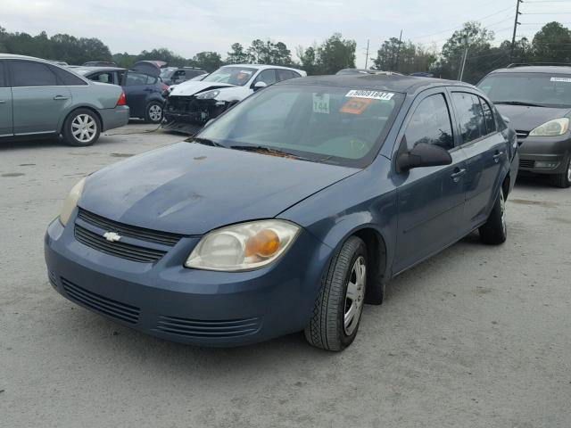 1G1AK52F757592713 - 2005 CHEVROLET COBALT BLUE photo 2