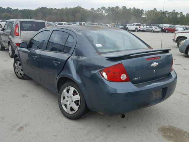 1G1AK52F757592713 - 2005 CHEVROLET COBALT BLUE photo 3