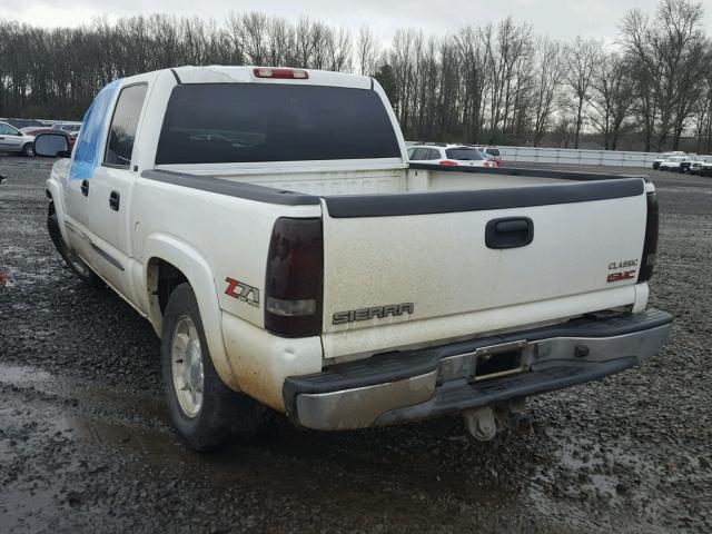 2GTEK13T551252947 - 2005 GMC NEW SIERRA WHITE photo 3