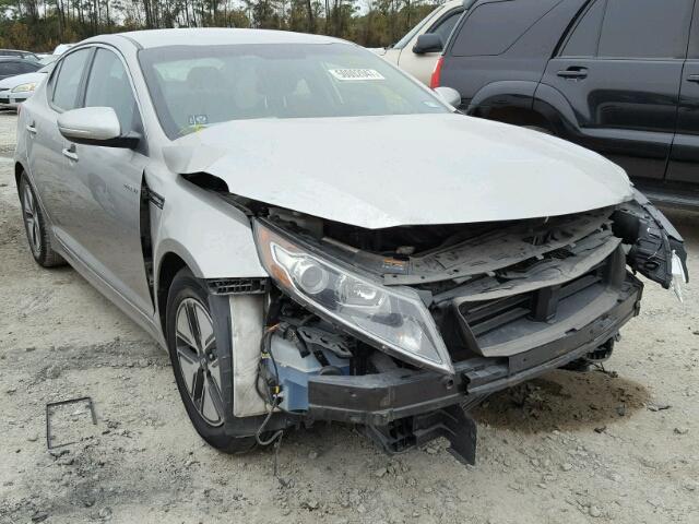 KNAGM4AD2D5043045 - 2013 KIA OPTIMA HYB SILVER photo 1