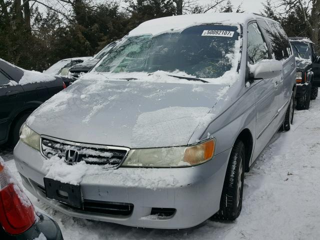 5FNRL18642B028899 - 2002 HONDA ODYSSEY EX GRAY photo 2