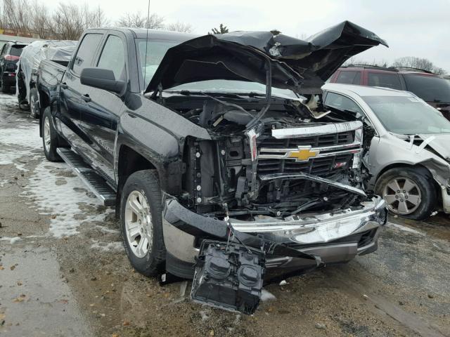 3GCUKREC0EG306511 - 2014 CHEVROLET SILVERADO BLUE photo 1