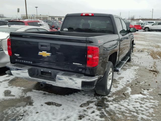 3GCUKREC0EG306511 - 2014 CHEVROLET SILVERADO BLUE photo 4