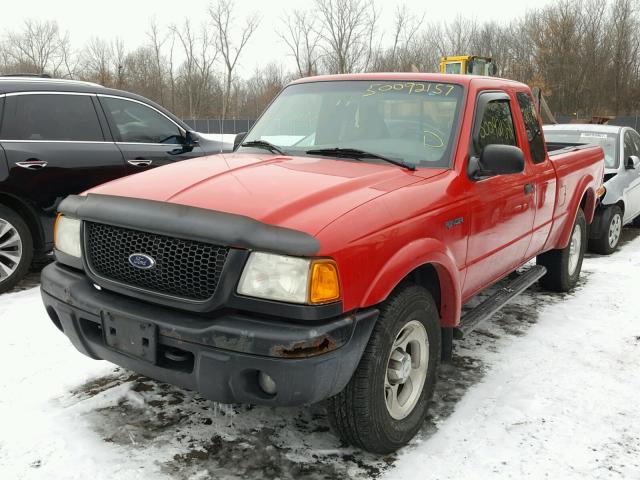 1FTZR15E11TA93151 - 2001 FORD RANGER SUP RED photo 2
