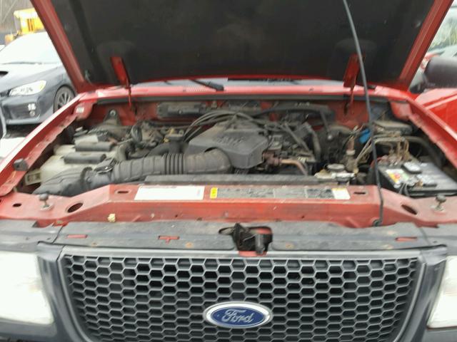 1FTZR15E11TA93151 - 2001 FORD RANGER SUP RED photo 7