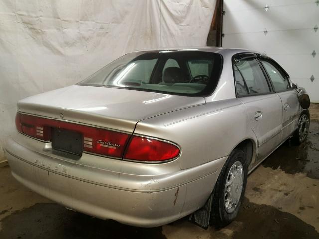 2G4WS52J921244093 - 2002 BUICK CENTURY CU SILVER photo 4