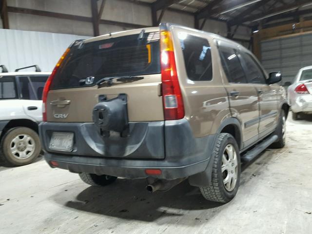 SHSRD684X3U105228 - 2003 HONDA CR-V LX BROWN photo 4