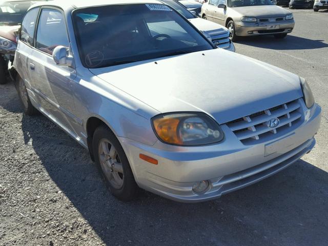 KMHCG35C73U252527 - 2003 HYUNDAI ACCENT GL SILVER photo 1