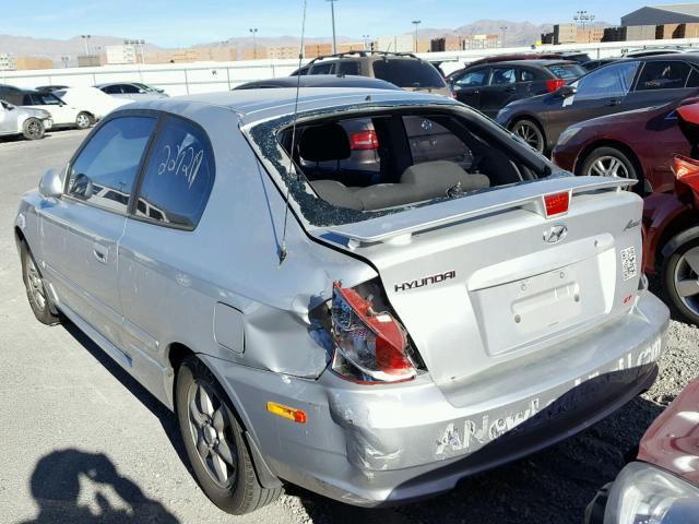 KMHCG35C73U252527 - 2003 HYUNDAI ACCENT GL SILVER photo 3