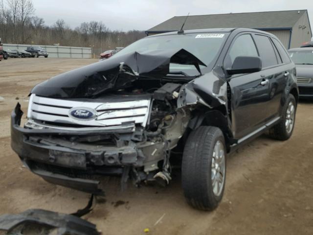 2FMDK49C57BB00146 - 2007 FORD EDGE SEL P BLACK photo 2