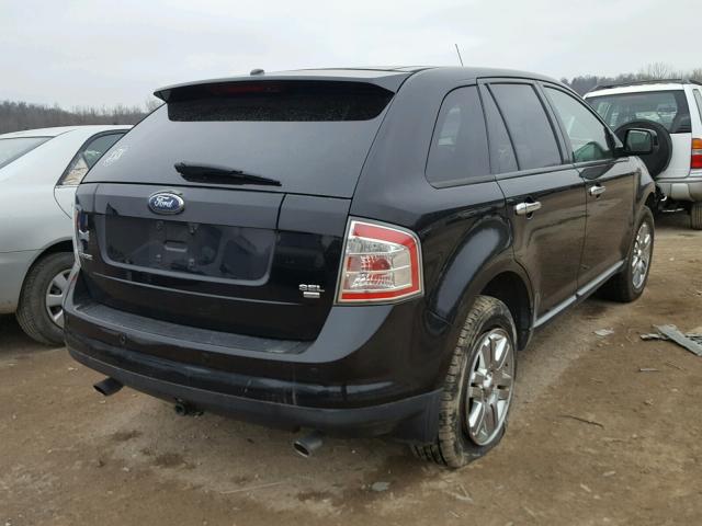 2FMDK49C57BB00146 - 2007 FORD EDGE SEL P BLACK photo 4