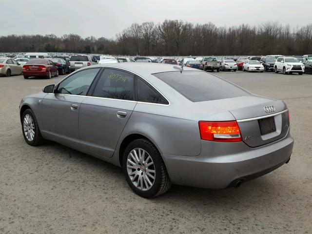 WAUDH74F86N079251 - 2006 AUDI A6 3.2 QUA GRAY photo 3