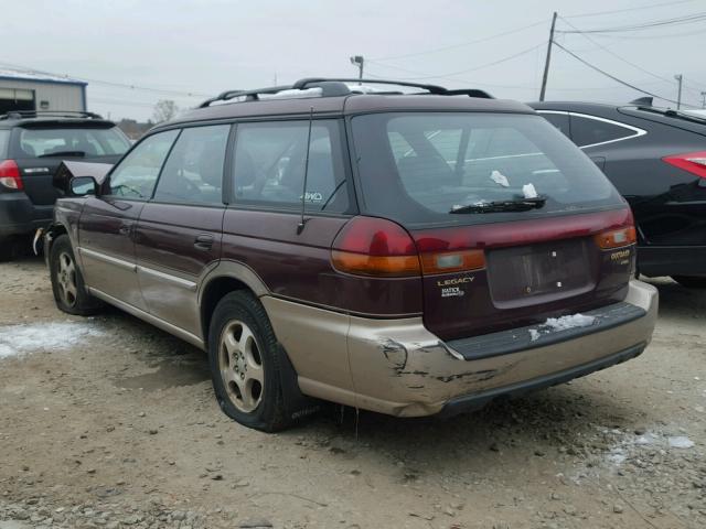 4S3BG6855X7630069 - 1999 SUBARU LEGACY OUT MAROON photo 3