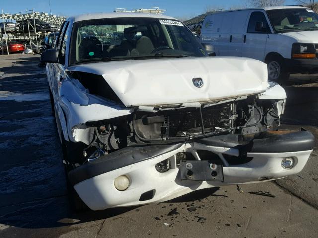 1B7HL38N62S548541 - 2002 DODGE DAKOTA QUA WHITE photo 1