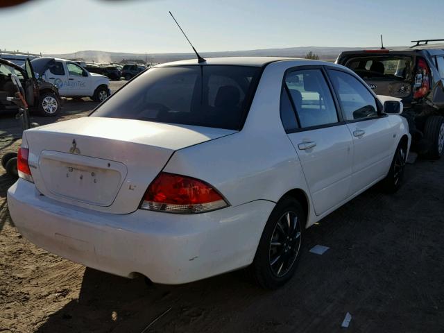 JA3AJ26E86U064450 - 2006 MITSUBISHI LANCER ES WHITE photo 4