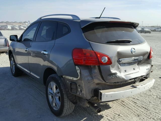 JN8AS5MT7CW260577 - 2012 NISSAN ROGUE S GRAY photo 3