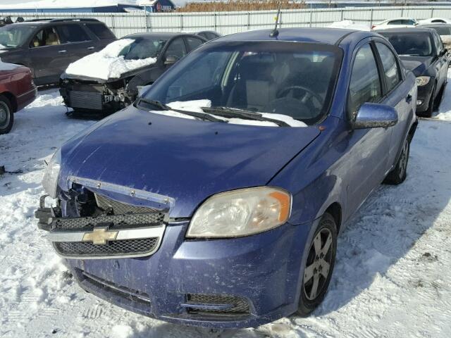 KL1TD56EX9B605234 - 2009 CHEVROLET AVEO LS BLUE photo 2