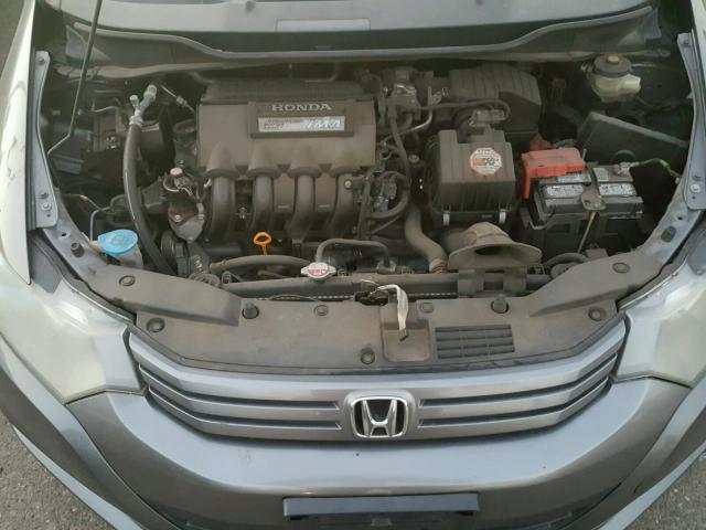 JHMZE2H56AS033478 - 2010 HONDA INSIGHT LX GRAY photo 7