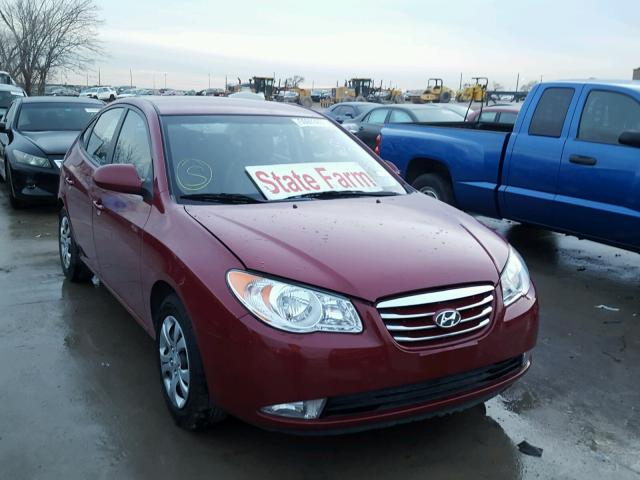 KMHDU4AD6AU092252 - 2010 HYUNDAI ELANTRA BL RED photo 1