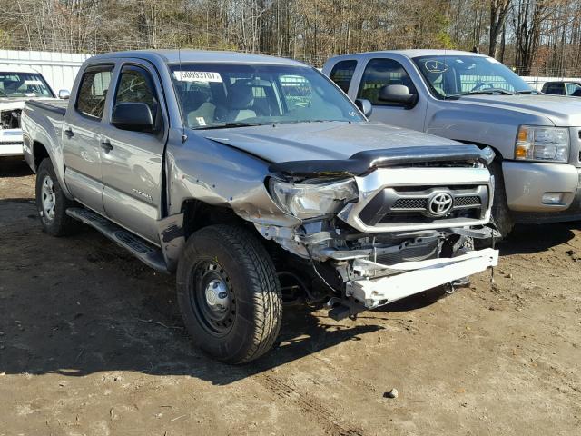 3TMLU4EN5EM140689 - 2014 TOYOTA TACOMA DOU SILVER photo 1