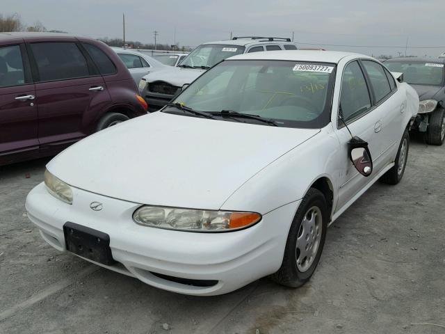 1G3NK52F13C281646 - 2003 OLDSMOBILE ALERO GX WHITE photo 2