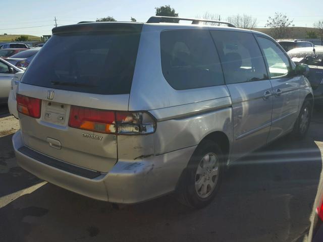 5FNRL180X3B027706 - 2003 HONDA ODYSSEY EX GRAY photo 4