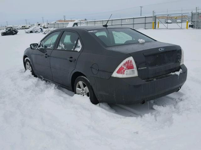 3FAHP01127R186811 - 2007 FORD FUSION SE BLACK photo 3