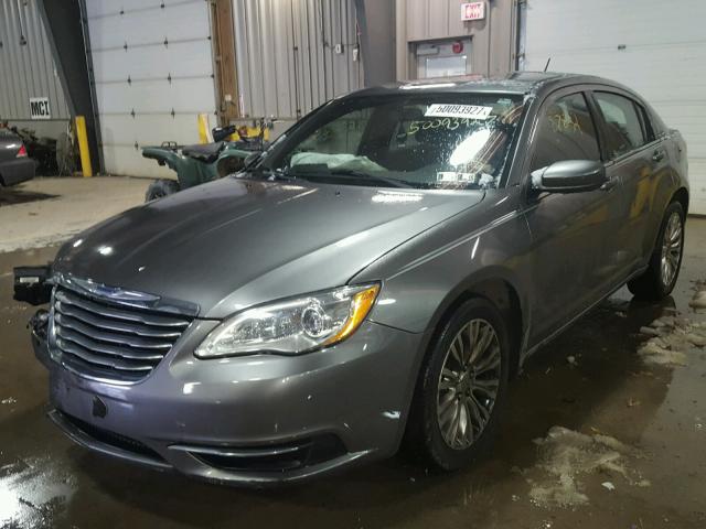 1C3CCBAB5CN113549 - 2012 CHRYSLER 200 LX GRAY photo 2