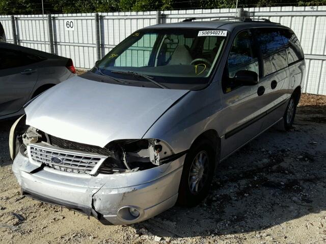 2FMZA51412BB91380 - 2002 FORD WINDSTAR L GRAY photo 2