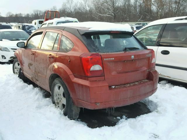 1B3HB48A29D164178 - 2009 DODGE CALIBER SX RED photo 3