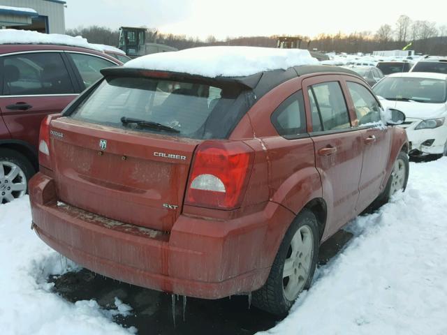 1B3HB48A29D164178 - 2009 DODGE CALIBER SX RED photo 4