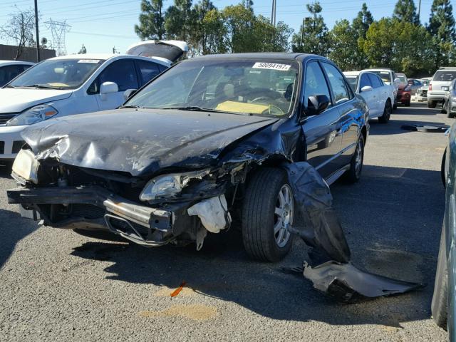 JHMCG66822C018492 - 2002 HONDA ACCORD EX BLACK photo 2