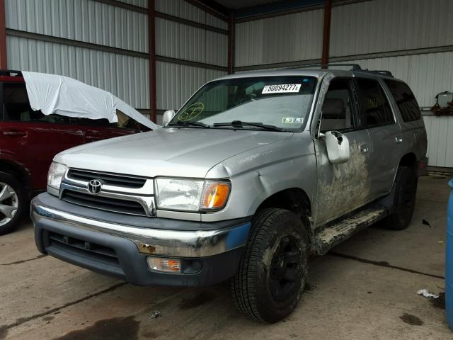 JT3HN86RX20386247 - 2002 TOYOTA 4RUNNER SR SILVER photo 2