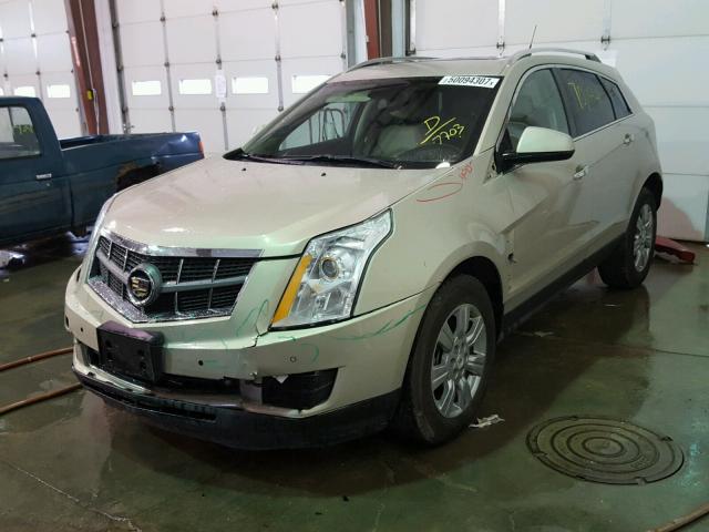 3GYFNAE37CS577703 - 2012 CADILLAC SRX LUXURY GOLD photo 2