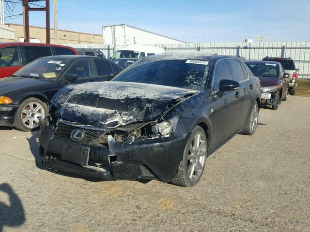 JTHBE1BL7E5033206 - 2014 LEXUS GS 350 BLACK photo 2