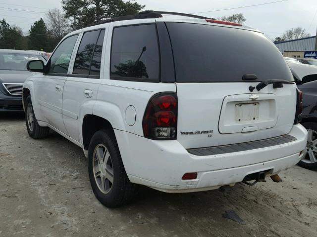 1GNDS13S572183500 - 2007 CHEVROLET TRAILBLAZE WHITE photo 3