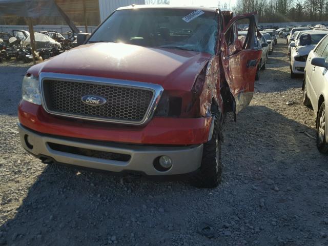 1FTPW14V77KC93080 - 2007 FORD F150 SUPER RED photo 2