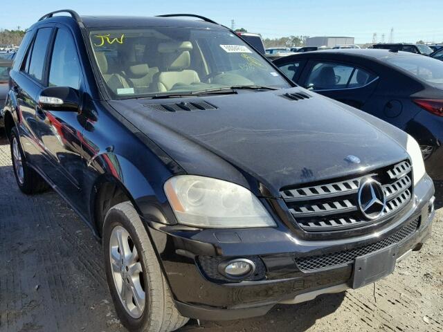 4JGBB86E46A031206 - 2006 MERCEDES-BENZ ML 350 BLACK photo 1