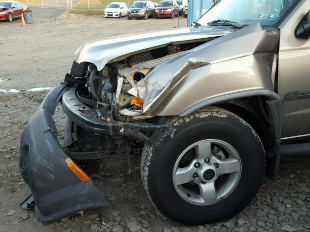 5N1ED28Y84C609904 - 2004 NISSAN XTERRA XE GRAY photo 9