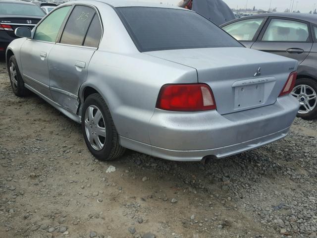 4A3AA46G33E136768 - 2003 MITSUBISHI GALANT ES SILVER photo 3