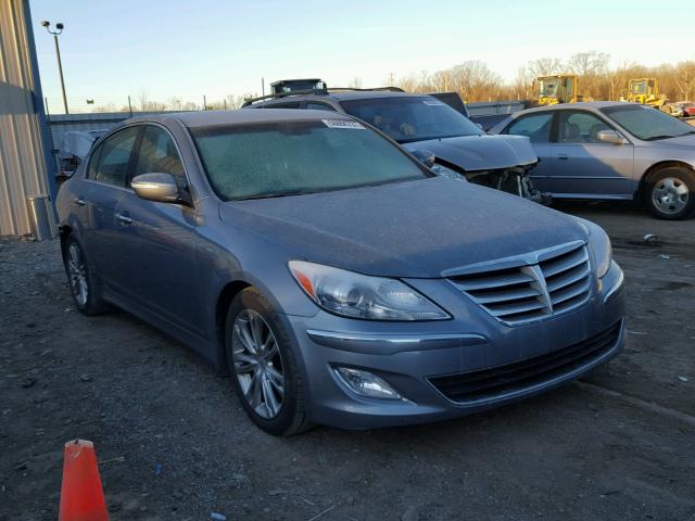 KMHGC4DD2EU259885 - 2014 HYUNDAI GENESIS 3. GRAY photo 1