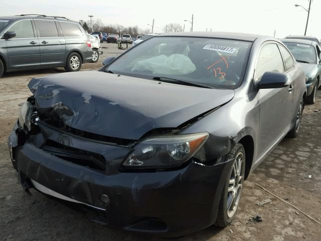 JTKDE177570162849 - 2007 TOYOTA SCION TC BLACK photo 2