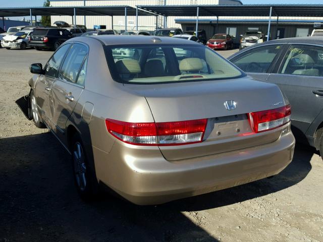 1HGCM66594A047598 - 2004 HONDA ACCORD EX GOLD photo 3